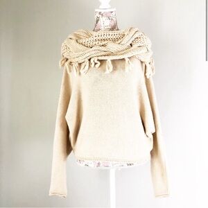 BCBGMaxazria Cream Ziona Sweater